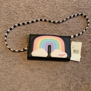 Betsey Johnson Rainbow Crossbody Purse